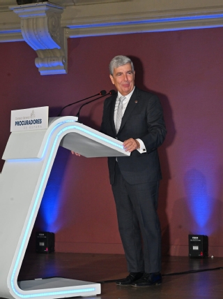 Juan Manuel Fernández durante su intervención